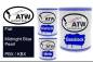 Preview: Fiat, Midnight Blue Pearl, PBX / KBX: 1L Lackdose + 1L Klarlack + 500ml Härter - Set, von ATW Autoteile West.